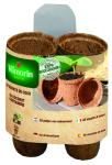 Accessoires pour semer - Godet Coco Rond - 6 cm (x32) - PACKAGING_3D_RECTO